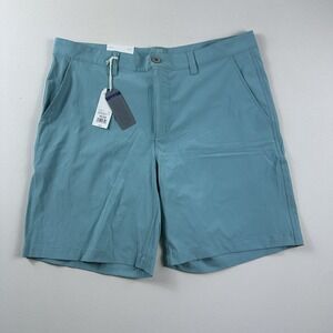 Southern Tide Gulf Shorts Men's 38 Ocean Teal Blue T3 Golf Performance